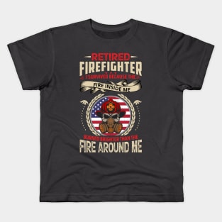 Retired firefighters are survivors Kids T-Shirt